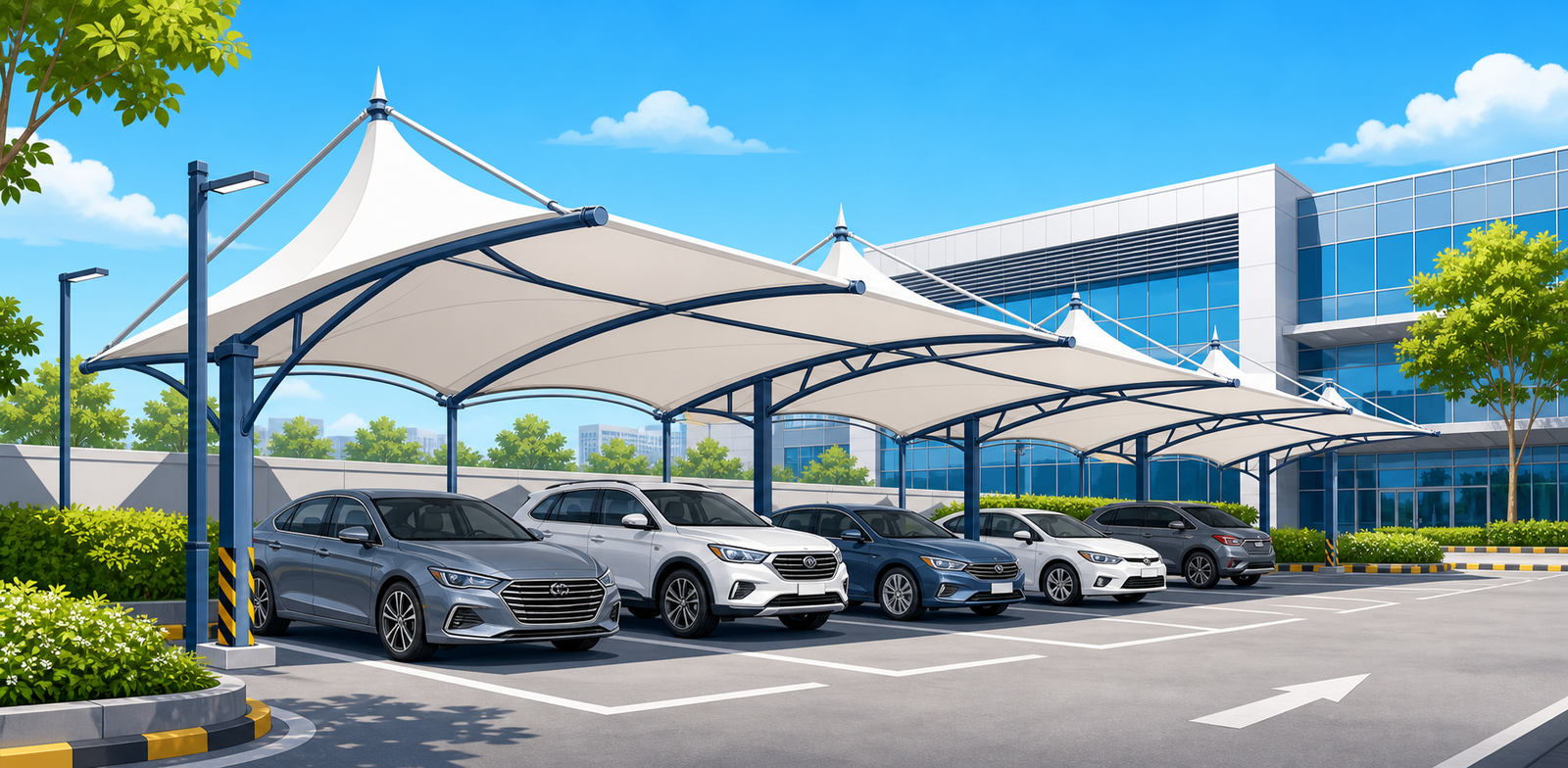 Bus Terminal Tensile Structures image 4