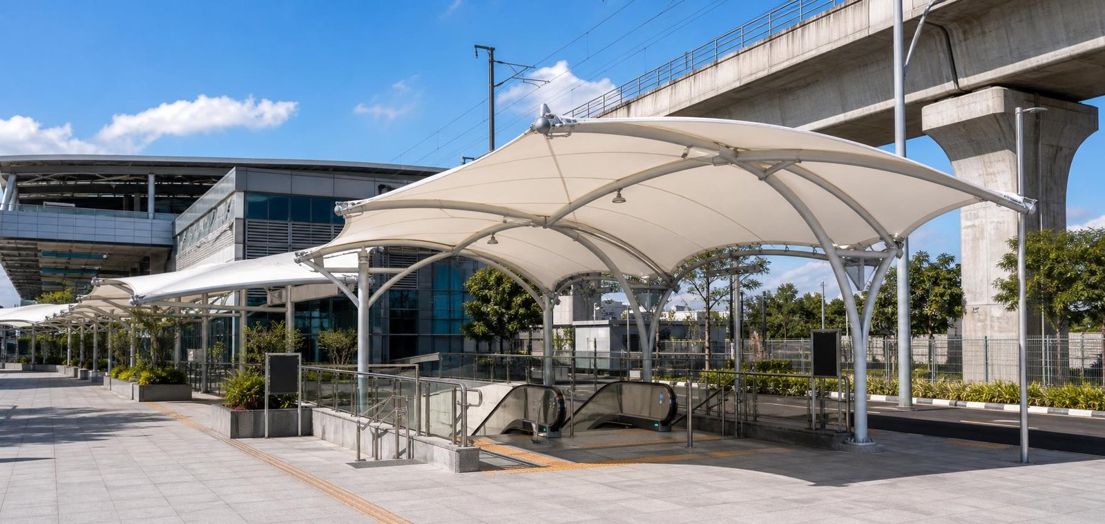 Metro Projects tensile structure project