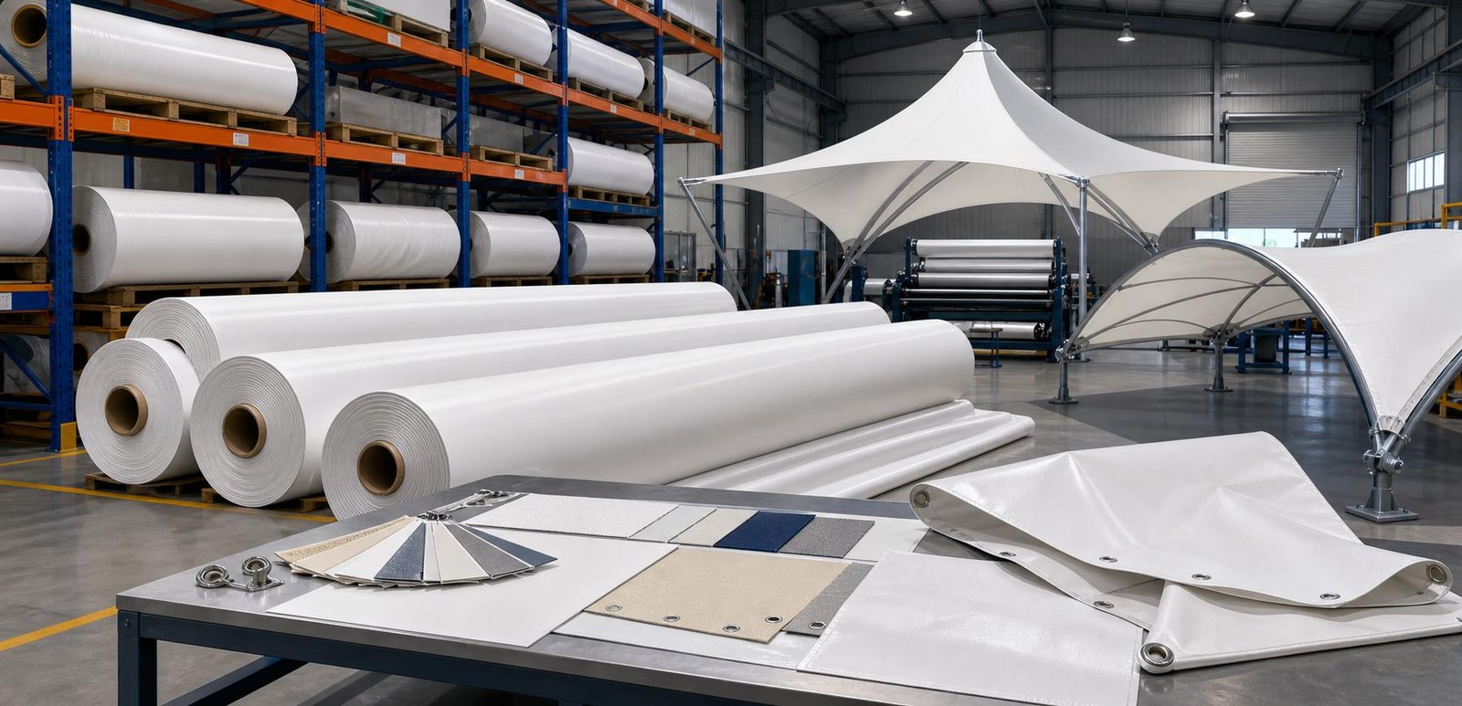 Architectural Fabric Supply for Delhi tensile structure work