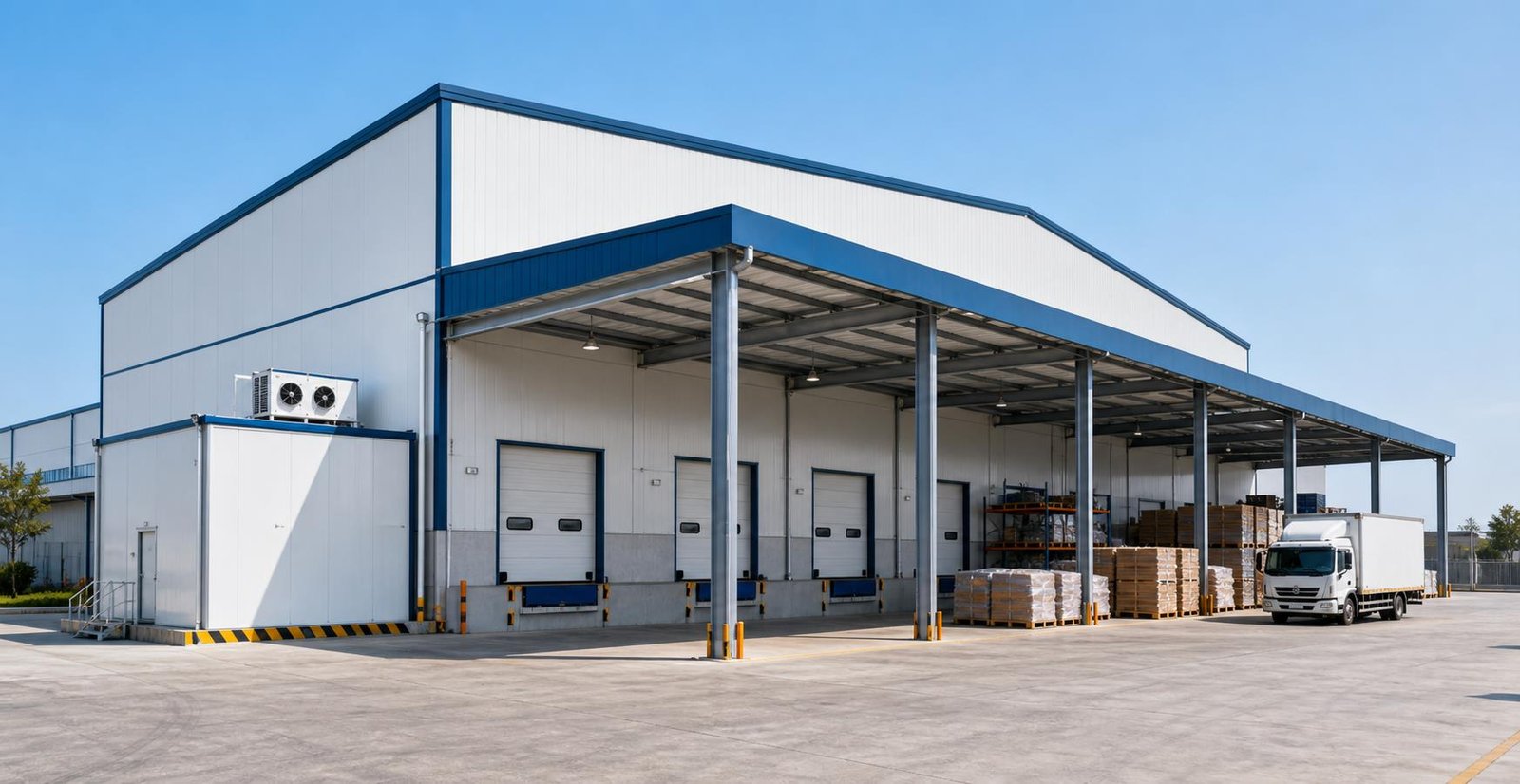 Warehouse Storage Shed for Kolkata tensile structure work