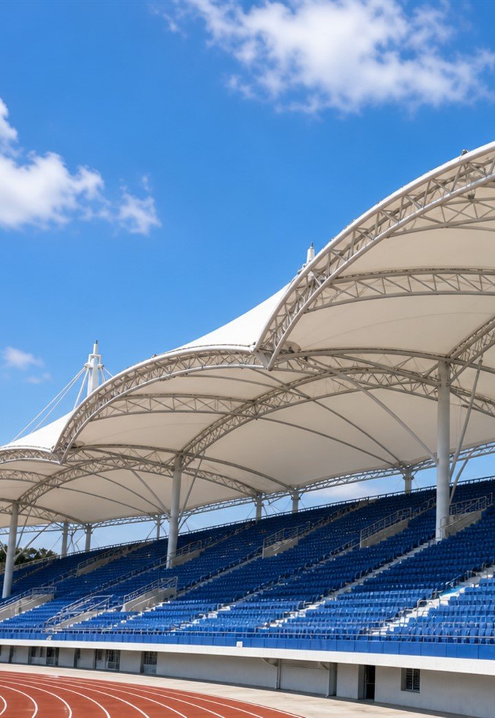 Basket Ball Tensile Structure real project image