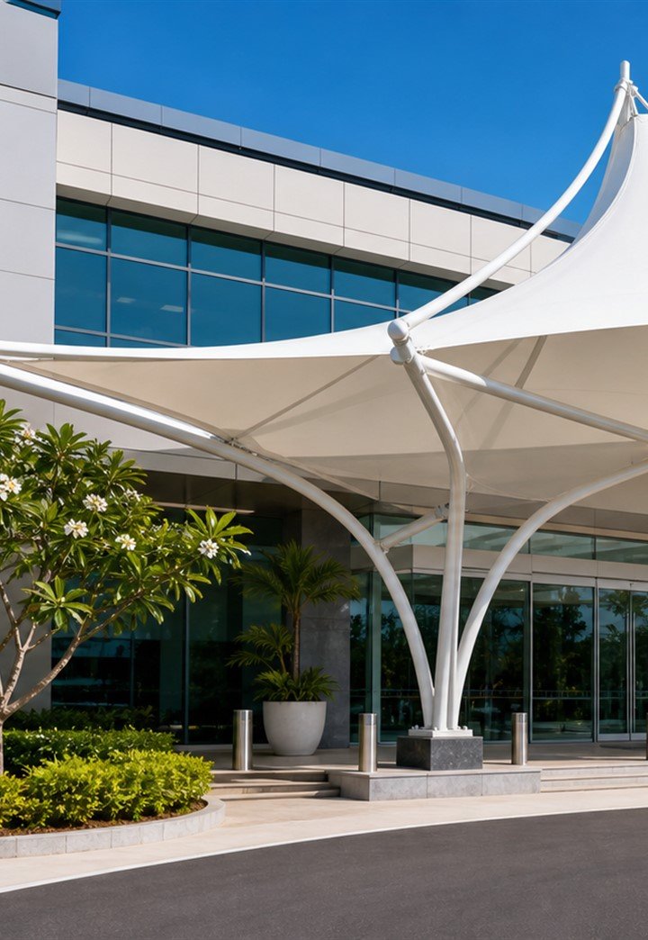 Entrance Tensile Structure real project image