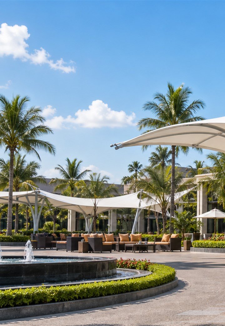 Functional Hall Tensile Structure real project image