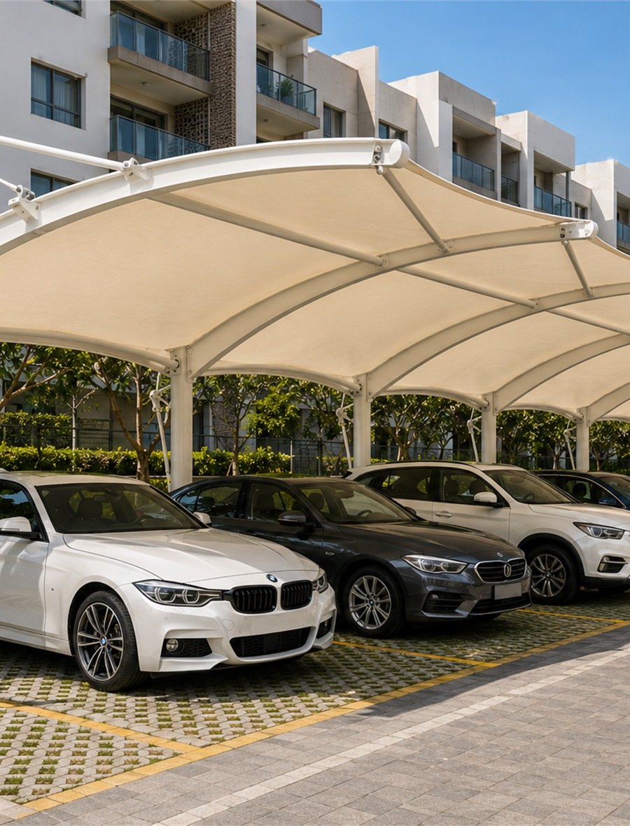 Residential Car Parking Structure real project image