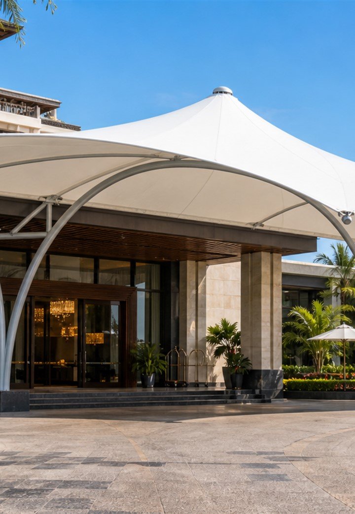 Tensile Gazebo Structure real project image