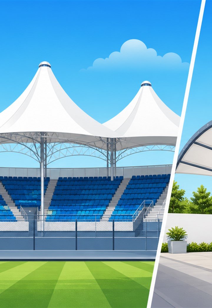 Tensile Structures realistic project image