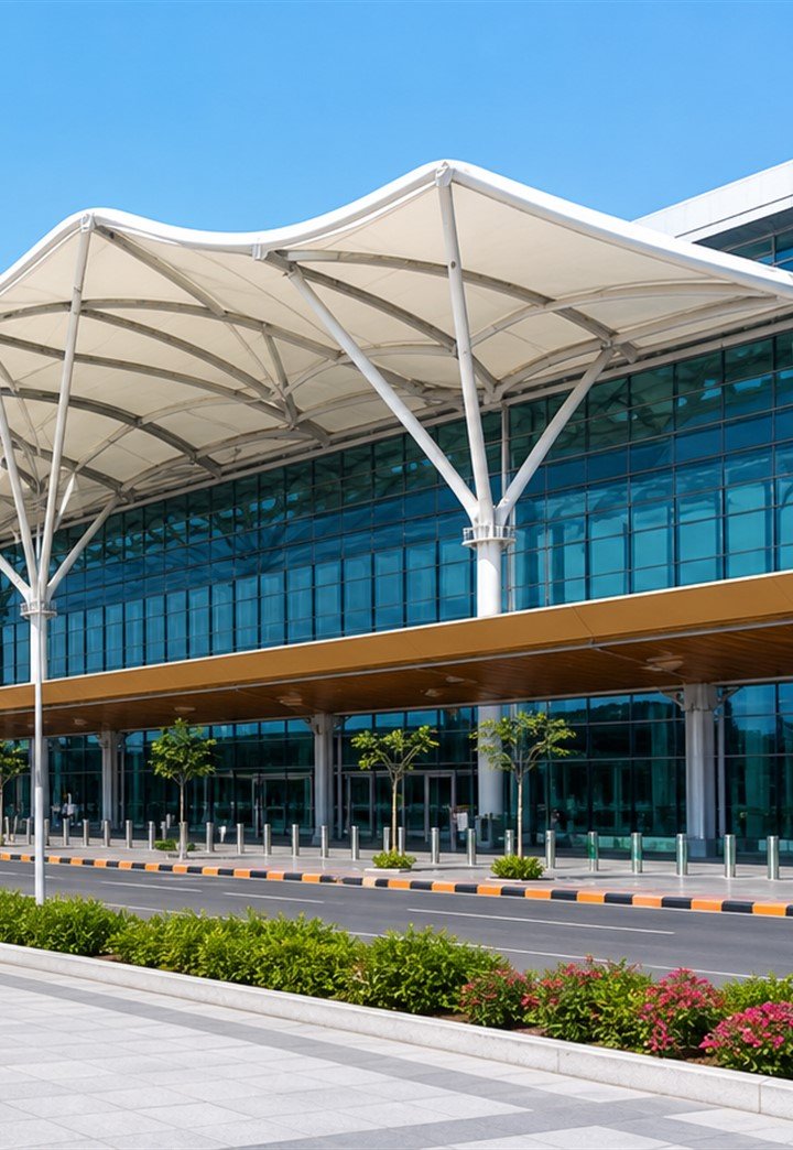 Walkway Tensile Structure real project image